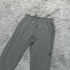 Nike Pants Mens Small Gray Joggers Yoga Hyper Performance Sweat Wicking Stretch